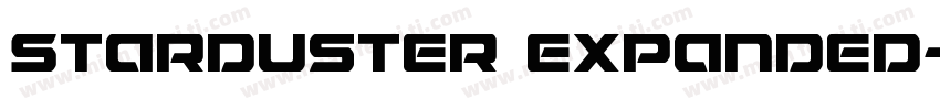 Starduster Expanded字体转换